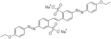 直接黄 12分子结构 (CAS 2870-32-8)