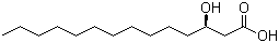 (R)-3-Hydroxymyristic acid molecular structure (CAS 28715-21-1)