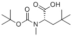N-Boc-N-methyl-3-tert-butyl-L-alanine molecular structure (CAS 287210-82-6)