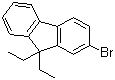 structure of CAS# 287493-15-6, 2-Bromo-9,9-diethylfluorene;2-Bromo-9,9-diethyl-9H-fluorene