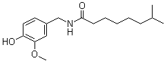 N-[(4-Hydroxy-3-methoxyphenyl)methyl]-7-methyl-octanamide molecular structure (CAS 28789-35-7)