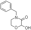 4-苄基-2-羟基吗啉-3-酮分子结构 (CAS 287930-73-8)