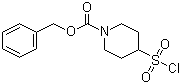 N-Cbz-4-piperidine sulfonyl chloride molecular structure (CAS 287953-54-2)