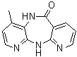 structure of CAS# 287980-84-1, 5,11-Dihydro-4-methyl-6H-dipyrido[3,2-b:2',3'-e][1,4]diazepin-6-one;BIRG 616 BS