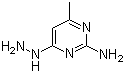 4-Hydrazino-6-methylpyrimidin-2-amine molecular structure (CAS 28840-64-4)