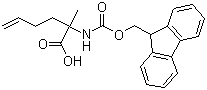 (S)-N-Fmoc-2-(3'-butenyl)alanine molecular structure (CAS 288617-72-1)