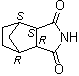 结构式 CAS# 28871-95-6, 内型-2,3-降冰片二甲酰亚胺