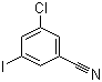 结构式 CAS# 289039-30-1, 3-氯-5-碘苯腈