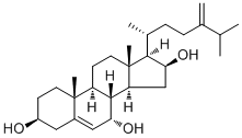 麦角甾-5,24(28)-二烯-3,7,16-三醇分子结构 (CAS 289054-34-8)