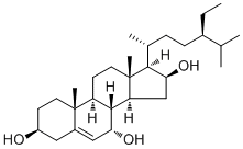 3,7,16-Trihydroxystigmast-5-ene molecular structure (CAS 289056-24-2)