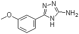 5-(3-Methoxyphenyl)-4H-1,2,4-triazol-3-amine molecular structure (CAS 289710-96-9)