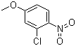 2-Chloro-4-methoxynitrobenzene molecular structure (CAS 28987-59-9)