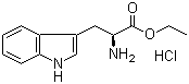 L-色氨酸乙酯盐酸盐分子结构 (CAS 2899-28-7)
