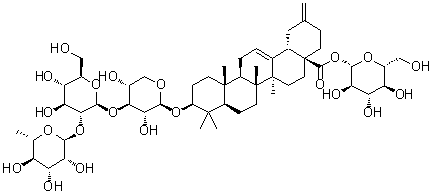 Eupteleasaponin I分子结构 (CAS 290809-29-9)