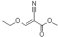 2-氰基-3-乙氧基-2-丙烯酸甲酯分子结构 (CAS 29096-99-9)