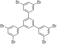 1,3,5-三(3,5-二溴苯基)苯分子结构 (CAS 29102-67-8)