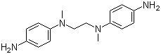 结构式 CAS# 29103-75-1, N,N'-双(4-氨基苯基)-N,N'-二甲基乙二胺
