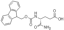 structure of CAS# 292150-20-0, (4R)-5-Amino-4-[[(9H-fluoren-9-ylmethoxy)carbonyl]amino]-5-oxopentanoic acid