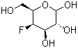 4-脱氧-4-氟代-D-葡糖糖分子结构 (CAS 29218-07-3)