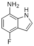 structure of CAS# 292636-13-6, 4-Fluoro-1H-indol-7-amine
