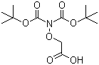 Bis-Boc-aminooxyacetic acid molecular structure (CAS 293302-31-5)