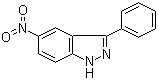 5-Nitro-3-phenyl-1H-indazole molecular structure (CAS 293758-67-5)