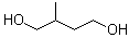 2-甲基-1,4-丁二醇分子结构 (CAS 2938-98-9)