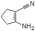 1-氨基-2-氰基-1-环戊烯分子结构 (CAS 2941-23-3)