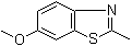 6-Methoxy-2-methylbenzothiazole molecular structure (CAS 2941-72-2)