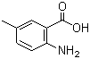 2-氨基-5-甲基苯甲酸分子结构 (CAS 2941-78-8)