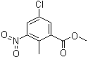 Methyl 5-chloro-2-methyl-3-nitrobenzoate molecular structure (CAS 294190-17-3)