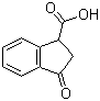 3-羰基-1-茚酸分子结构 (CAS 29427-69-8)