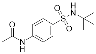 N-[4-(tert-butylsulfamoyl)phenyl]acetamide molecular structure (CAS 294885-56-6)