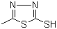 structure of CAS# 29490-19-5, 2-Mercapto-5-methyl-1,3,4-thiadiazole;1,3,4-Thiadiazole-2(3H)-thione; 5-Methyl-1,3,4-thiadiazole-2-thiol