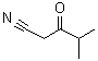 structure of CAS# 29509-06-6, 3-Oxo-4-methylpentanenitrile;4-Methyl-3-oxopentanenitrile; Isobutyrylacetonitrile; Isopropyl cyanomethyl ketone