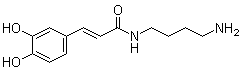 咖啡酰丁二胺分子结构 (CAS 29554-26-5)
