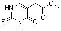 结构式 CAS# 29571-40-2, 1,2,3,4-四氢-4-氧代-2-硫代-5-嘧啶乙酸甲酯
