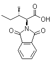 N-Phthaloyl-L-isoleucine molecular structure (CAS 29588-88-3)