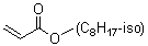 2-Propenoic acid, isooctyl ester molecular structure (CAS 29590-42-9)