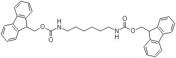 1,6-Hexanediylbiscarbamic acid bis(9H-fluoren-9-ylmethyl)ester molecular structure (CAS 296247-94-4)