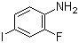 2-Fluoro-4-iodoaniline molecular structure (CAS 29632-74-4)