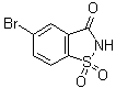5-溴-1,2-苯并异噻唑-3-酮 1,1-二氧化物分子结构 (CAS 29632-82-4)