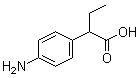 2-(4-aminophenyl)-butyric acid molecular structure (CAS 29644-97-1)