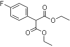 结构式 CAS# 2965-90-4, 2-(4-氟苯基)丙二酸二乙酯