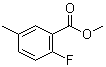 2-氟-5-甲基苯甲酸甲酯分子结构 (CAS 2967-93-3)
