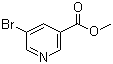 structure of CAS# 29681-44-5, Methyl 5-bromonicotinate;Methyl 5-bromopyridine-3-carboxylate; 5-Bromopyridine-3-carboxylic acid methyl ester