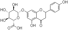 Apigenin 7-glucuronide molecular structure (CAS 29741-09-1)