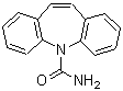结构式 CAS# 298-46-4, 卡马西平; 5H-二苯并[b,f]氮杂卓-5-甲酰胺