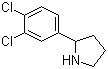 structure of CAS# 298690-82-1, 2-(3,4-Dichlorophenyl)pyrrolidine