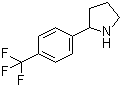 2-(4-Trifluoromethylphenyl)pyrrolidine molecular structure (CAS 298690-84-3)